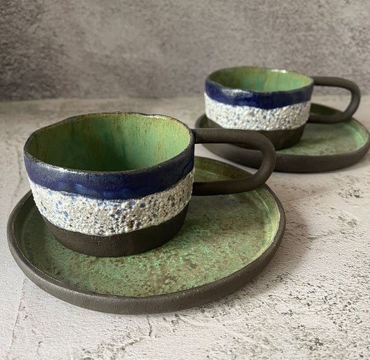 Set of 2 Coffee Mug Set